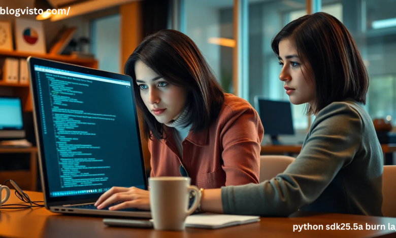 python sdk25.5a burn lag