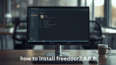 how to install freedoor2.4.6.8