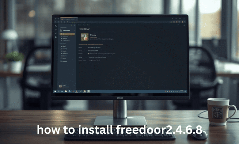 how to install freedoor2.4.6.8
