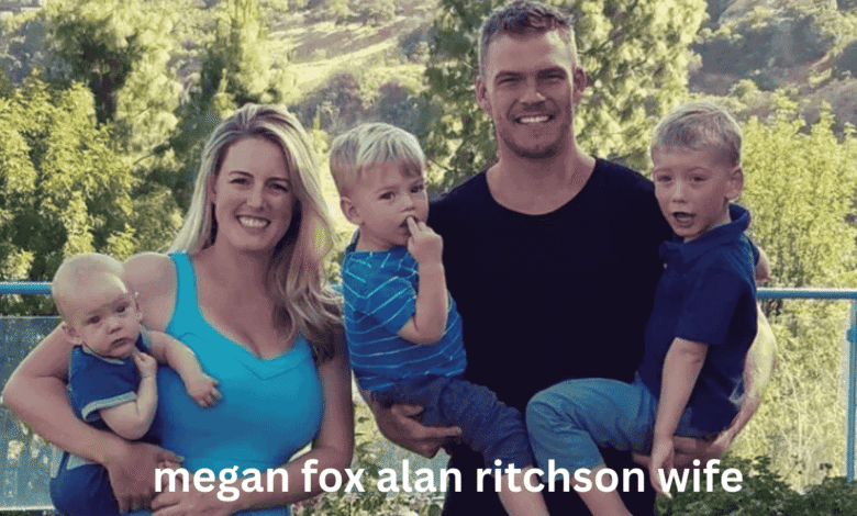 megan fox alan ritchson wife
