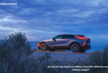 do the driving modes in cadillac lyriq offer different ranges or battery usages?